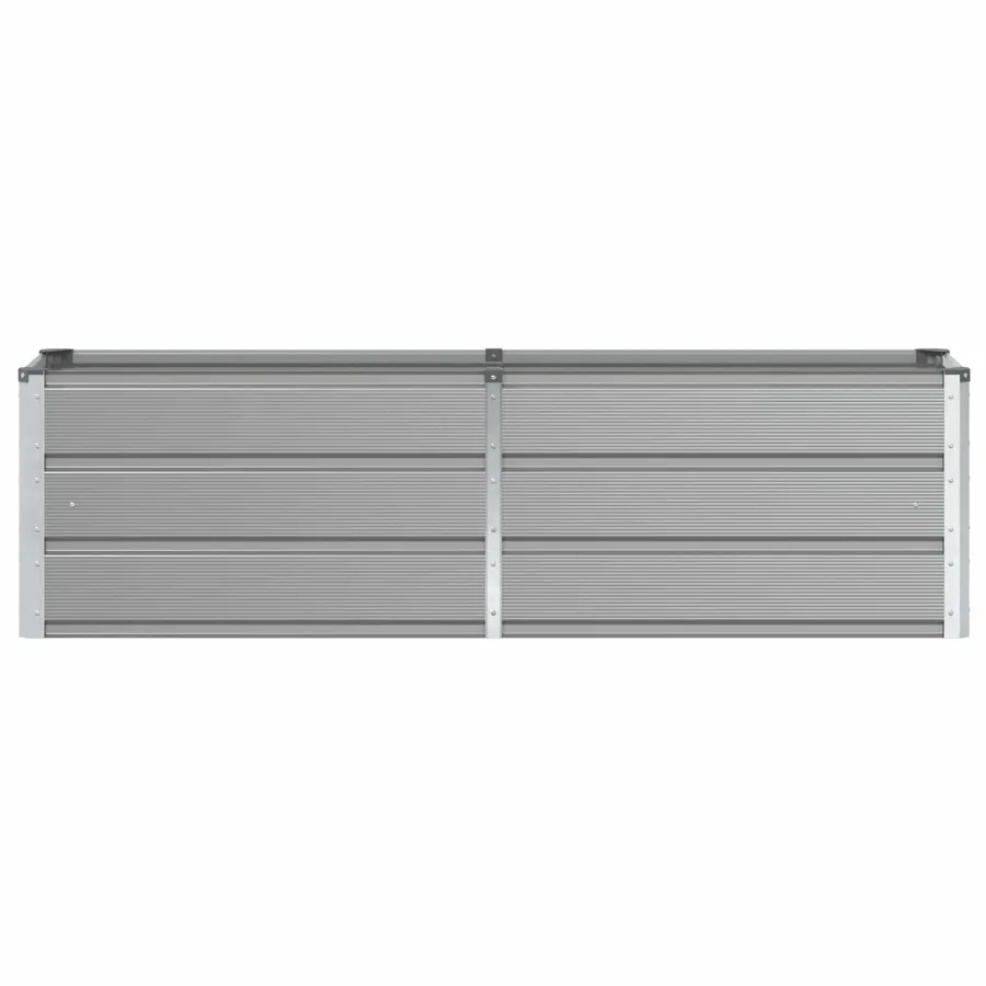 Jardinière Gris clair 160 x 40 x 45 cm Acier - 4