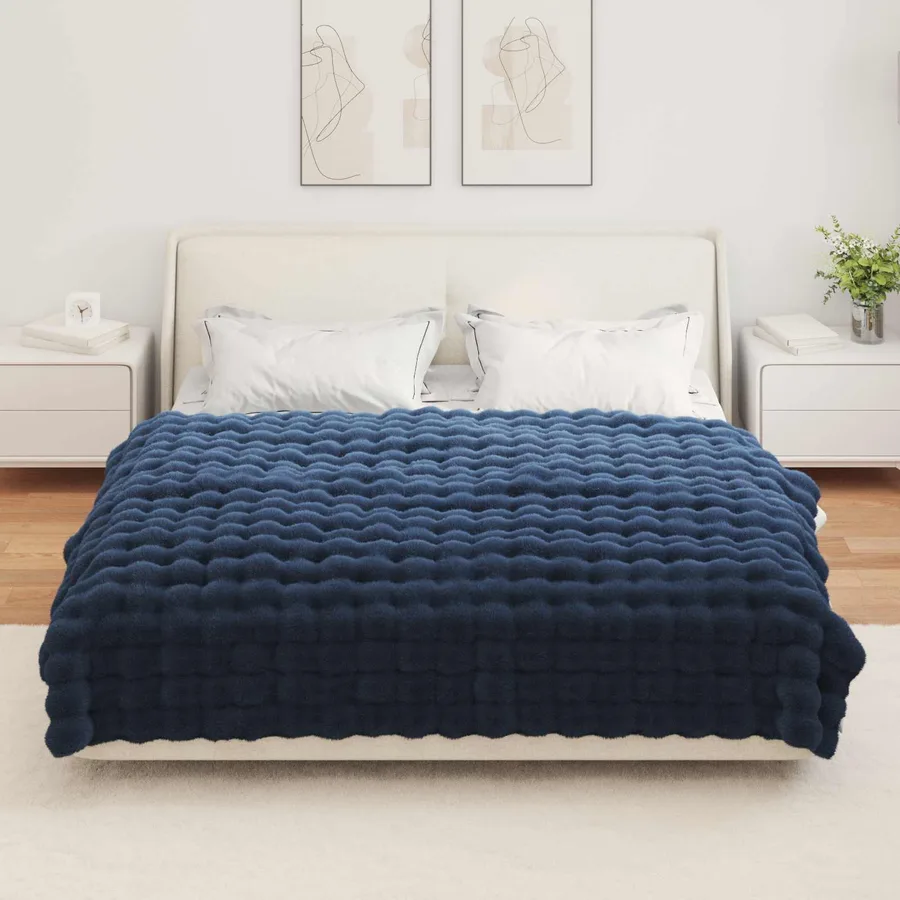 Couverture antidérapante en fausse de lapin Olite 4 pcs - 4