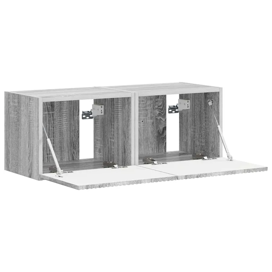 Meuble TV mural 2 pcs Gris Sonoma 39 x 31 x 29,5 cm - 6