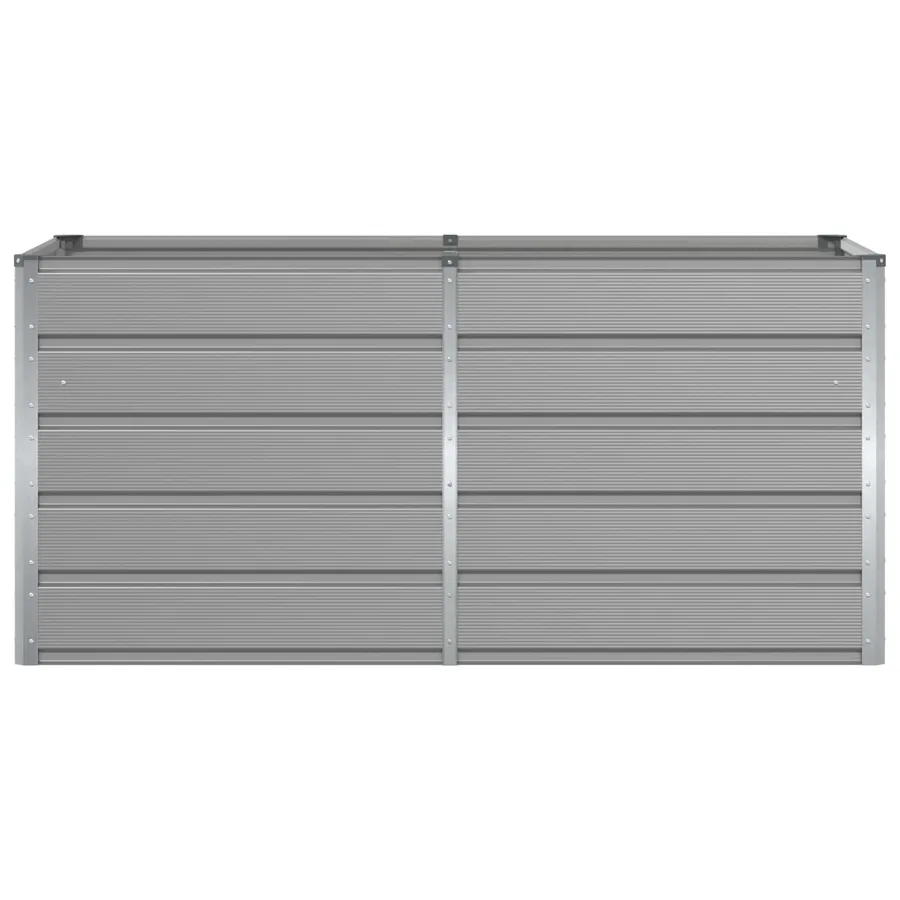 Jardinière Gris clair 160 x 80 x 75 cm Acier - 4