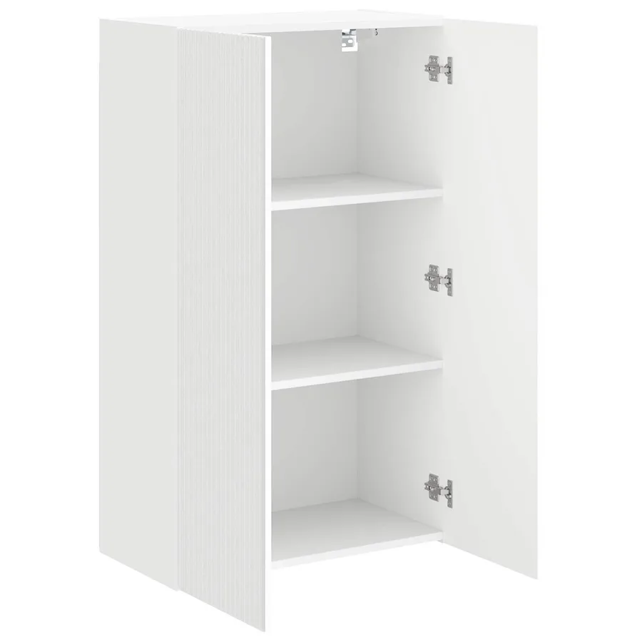 Meuble TV mural Blanc 59,5 x 31 x 100 cm Bois d'ingénierie - 5