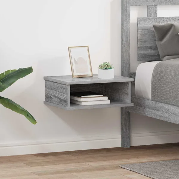 Table de chevet 2 pcs Gris Sonoma 40 x 31 x 15 cm