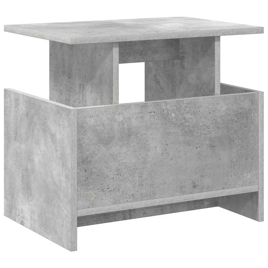 Meuble TV Gris béton 50 x 35 x 45 cm Bois d'ingénierie - 7