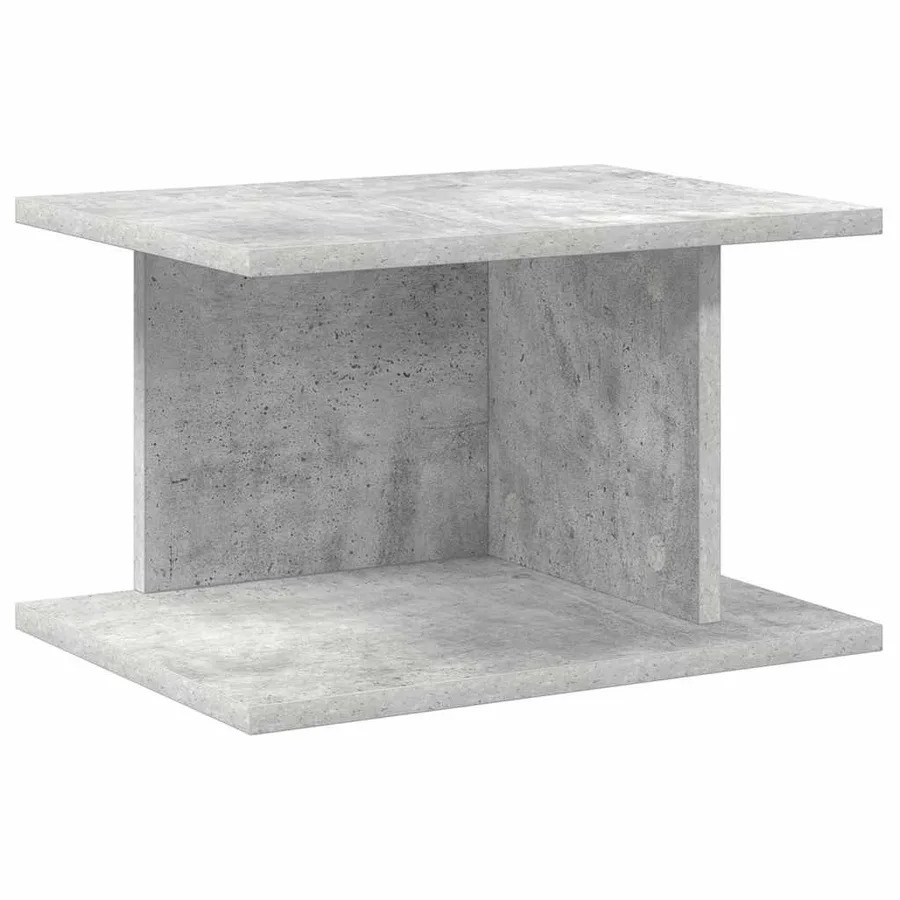 Table de chevet Gris béton 40 x 30 x 25 cm Bois d'ingénierie - 2