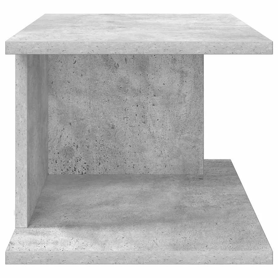 Table de chevet Gris béton 40 x 30 x 25 cm Bois d'ingénierie - 6