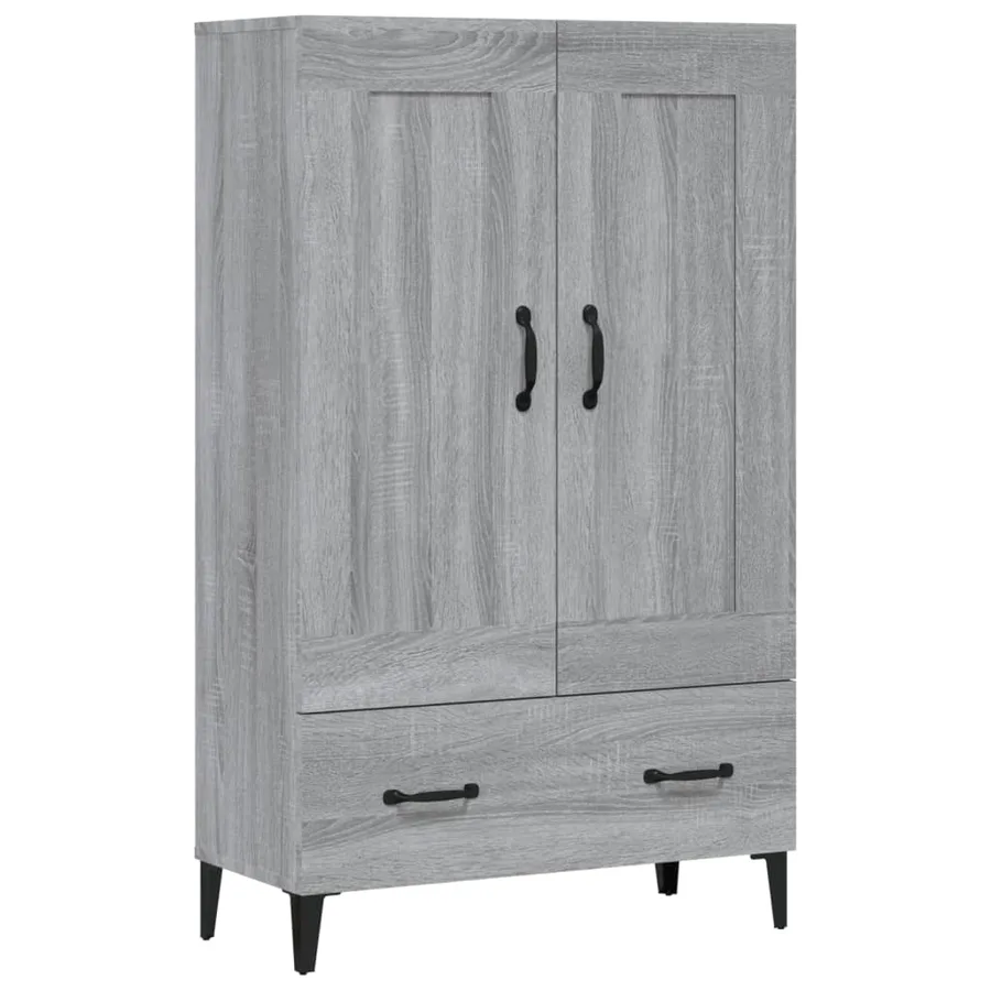 Buffet Sonoma gris 70x31x115 cm Bois d'ingénierie - 2