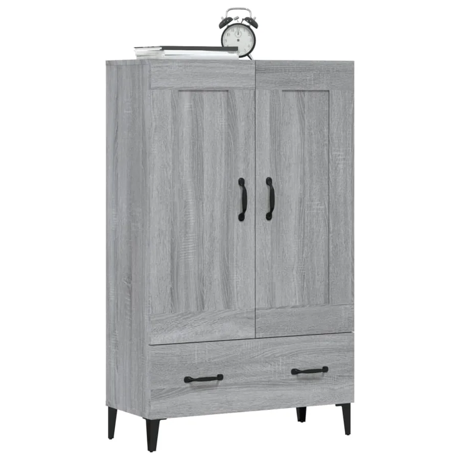 Buffet Sonoma gris 70x31x115 cm Bois d'ingénierie - 5