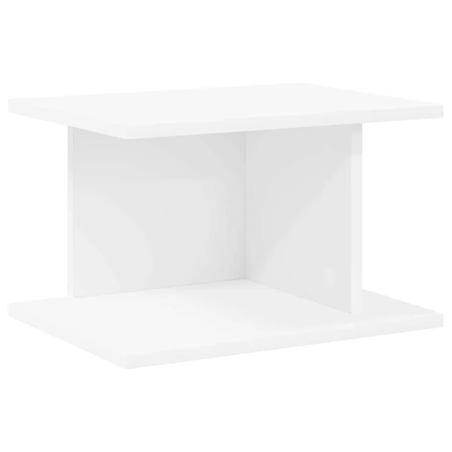 Table de chevet 2 pcs Blanc 40 x 30 x 25 cm Bois d'ingénierie - 5