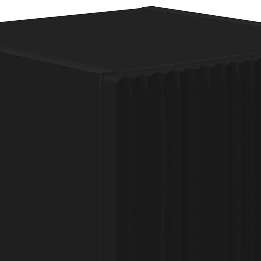 Meuble TV mural 2 pcs Noir 30 x 31 x 40 cm Bois d'ingénierie - 8