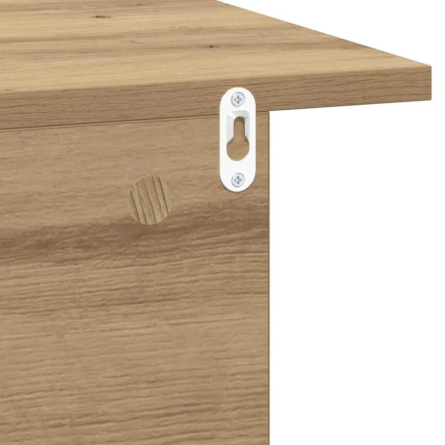 Table de chevet 2 pc Chêne artisanal 40 x 30 x 25 cm - 10
