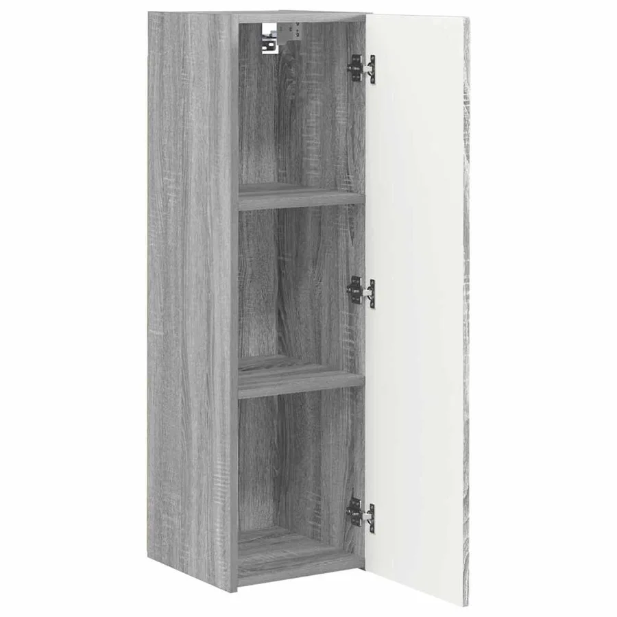 Meuble TV mural 2 pcs Gris Sonoma 30 x 31 x 100 cm - 6