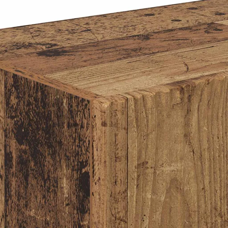 Meuble TV mural 2 pcs Bois Ancien 98 x 31 x 29,5 cm - 10