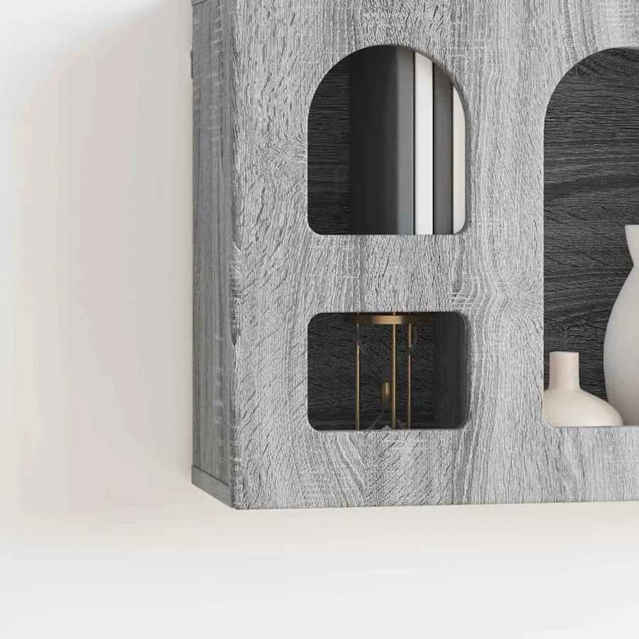 Armoire suspendue avec étagère ELST Sonoma gris 60 x 20 x 40 cm - 5
