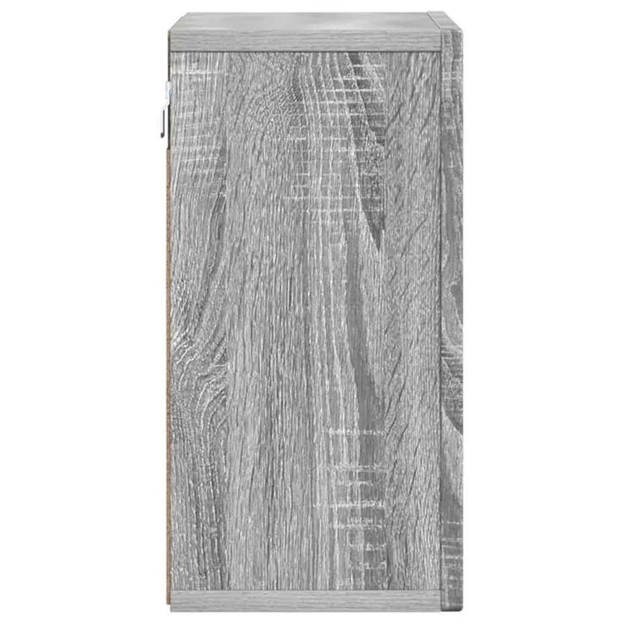 Armoire suspendue avec étagère ELST Sonoma gris 60 x 20 x 40 cm - 7