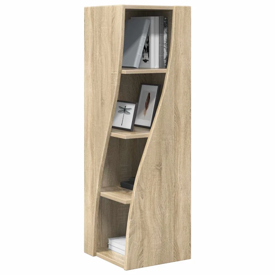 Meuble d'angle Chêne Sonoma 32x32x102cm Bois d'ingénierie - 3