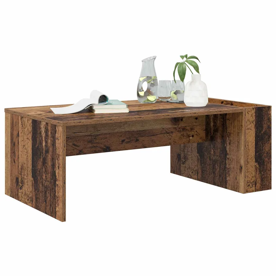 Table basse Bois ancien 95 x 50 x 34 cm Bois d'ingénierie - 3