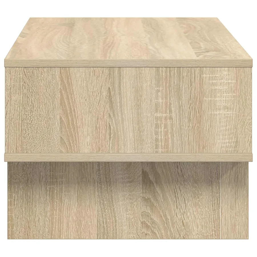 Table basse Chêne Sonoma 80 x 46 x 35 cm Bois d'ingénierie - 6