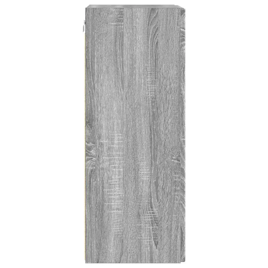 Meuble TV mural Gris Sonoma 30 x 31 x 80 cm Bois d'ingénierie - 7