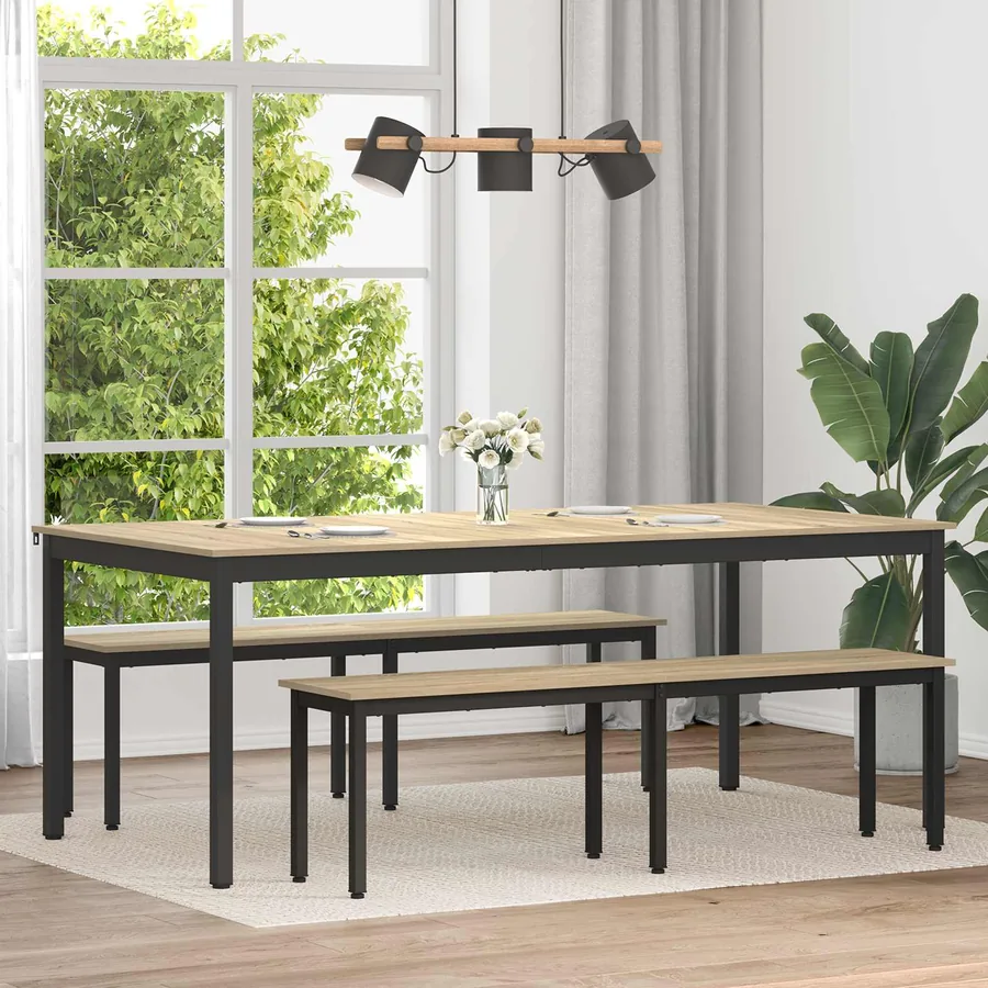 Table de salle à manger / Table de repas 200 x 100 x 75 cm