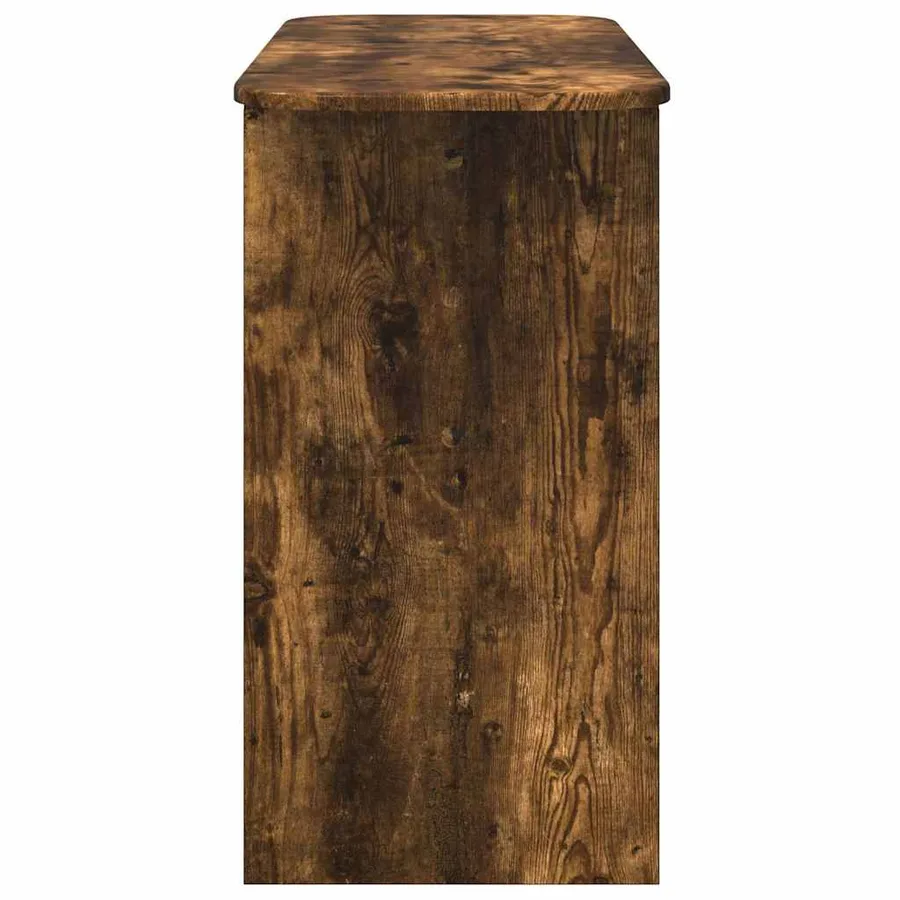 Table console Chêne fumé 93 x 40 x 75 cm Bois d'ingénierie - 6