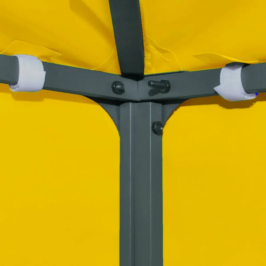 Toile de toit de belvédère 2 niveaux 310 g/m² 4x3 m Jaune - 6