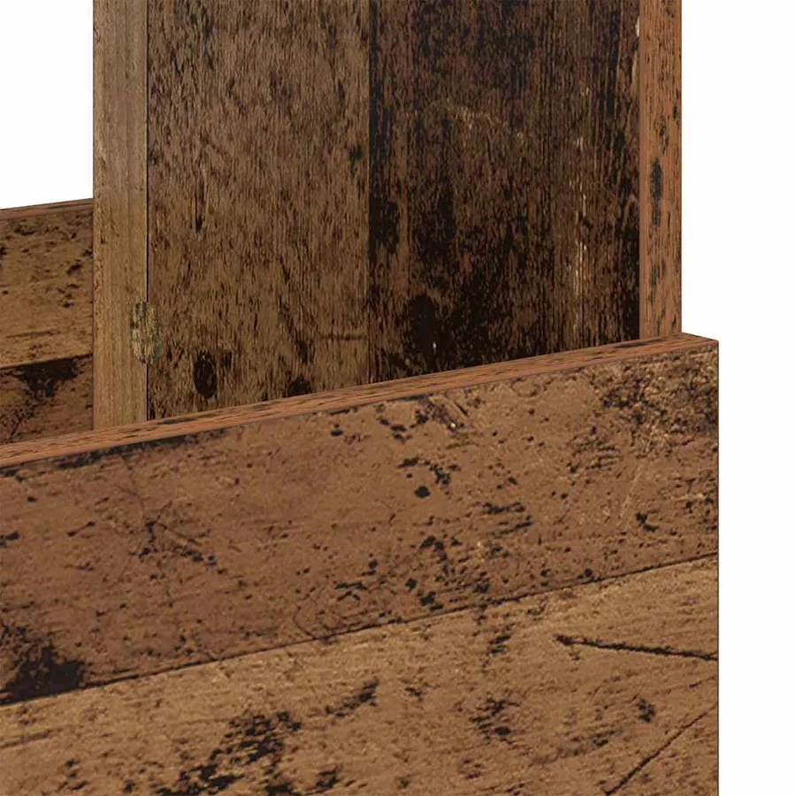 Étagère à magazines Bois ancien 102 x 30 x 45 cm - 10