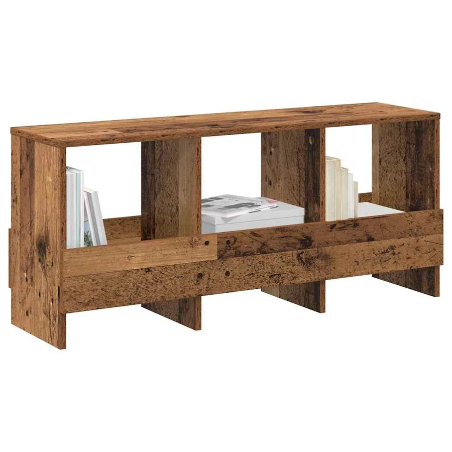 Étagère à magazines Bois ancien 102 x 30 x 45 cm - 3