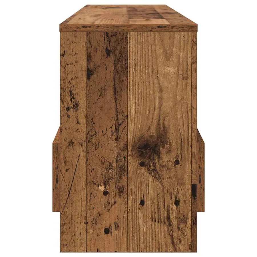 Étagère à magazines Bois ancien 102 x 30 x 45 cm - 7