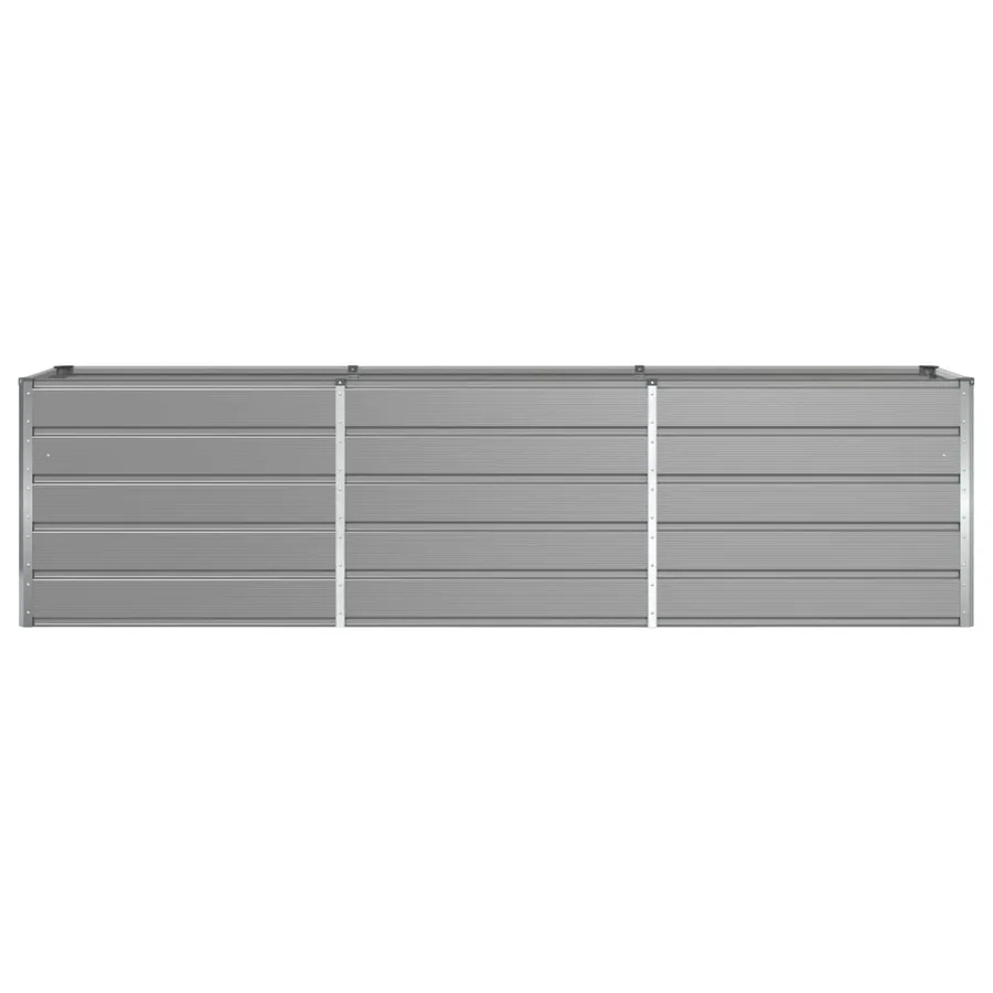 Jardinière Gris clair 290 x 50 x 75 cm Acier galvanisé - 4