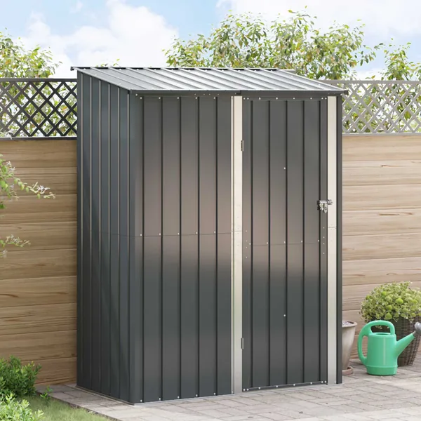 Cabanons de jardin Anthracite 153,5 x 86 x 200 cm Métал