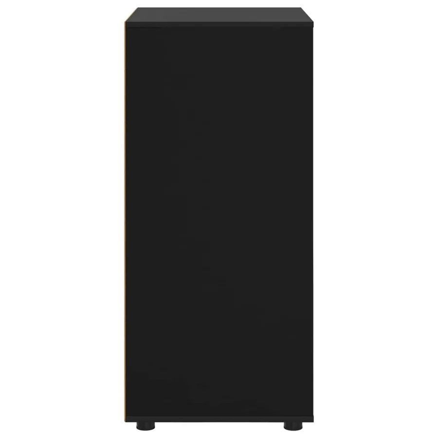 Armoires de rangement Noir 60 x 48 x 105 cm Bois d'ingénierie - 9