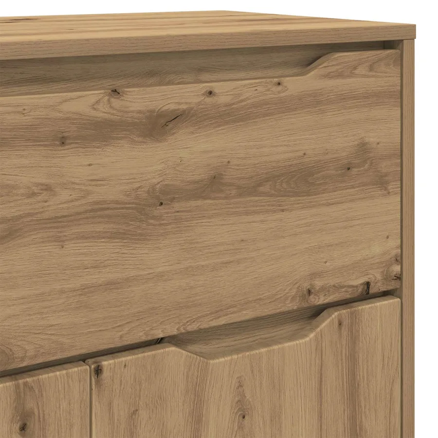 Cabinet de salle de bain Chêne artisanal 72,5 x 36,5 x 100 cm - 11