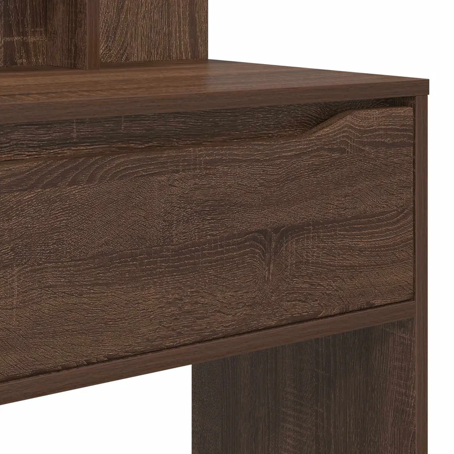 Tables de maquillage pour chambre Chêne brun 80 x 39,6 x 135 cm - 8