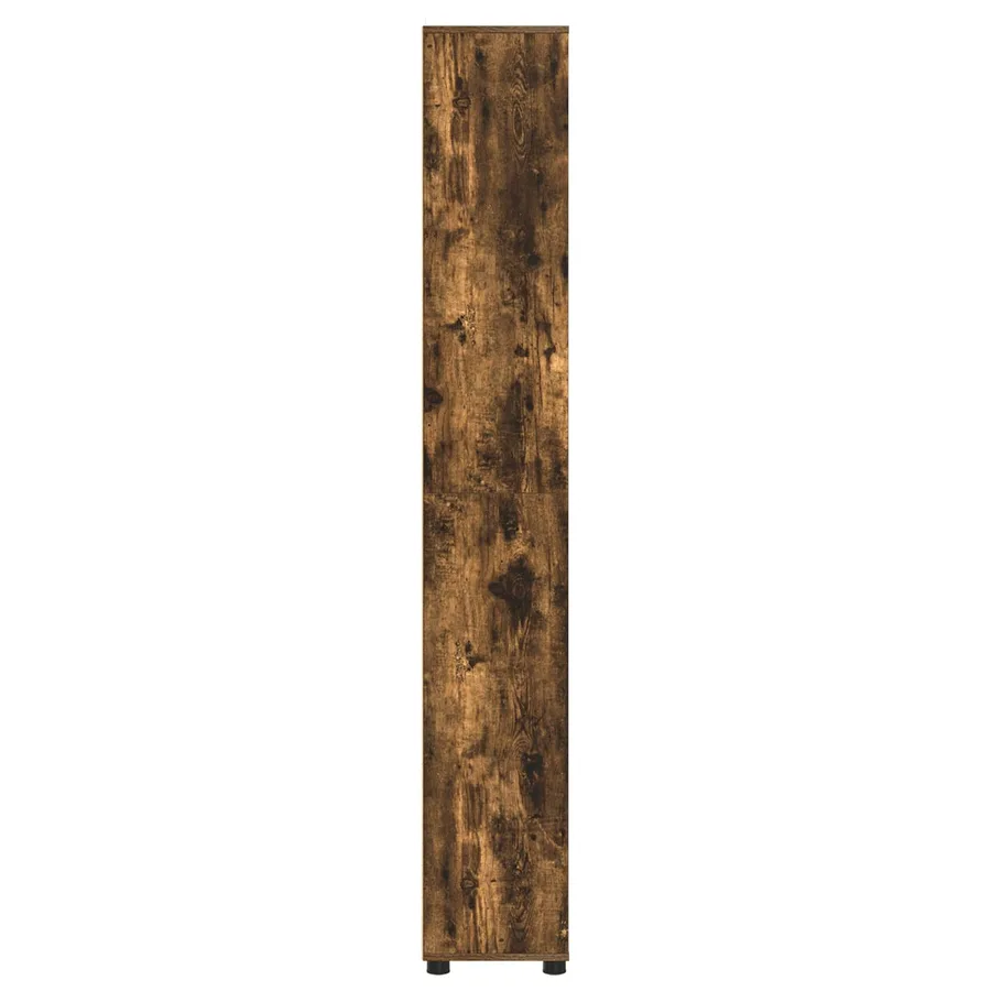 Cabinet de salle de bain Chêne fumé 30,5 x 30 x 195 cm - 7
