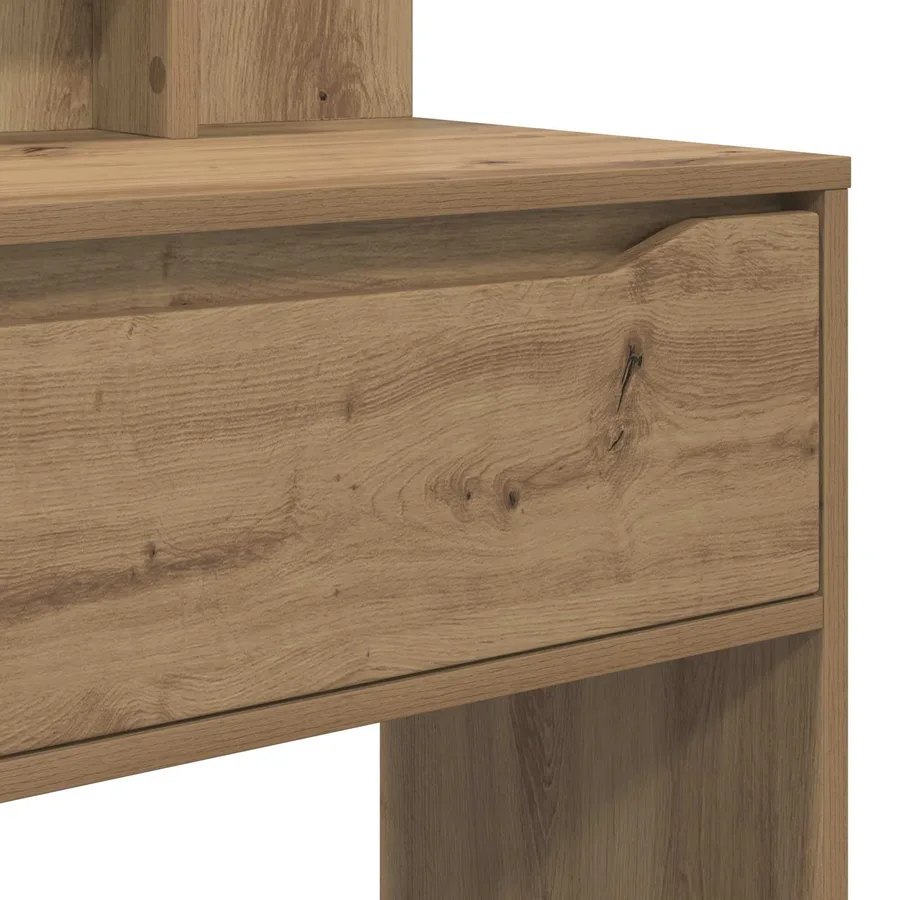 Tables de maquillage pour chambre avec tiroir Chêne artisanal - 10