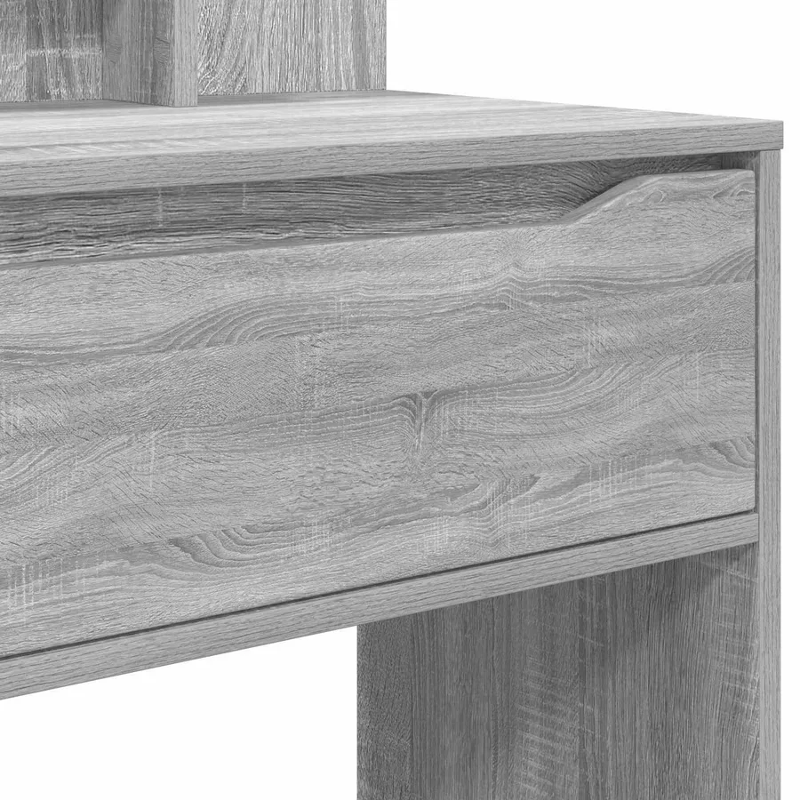Tables de maquillage pour chambre avec tiroir Gris Sonoma - 10