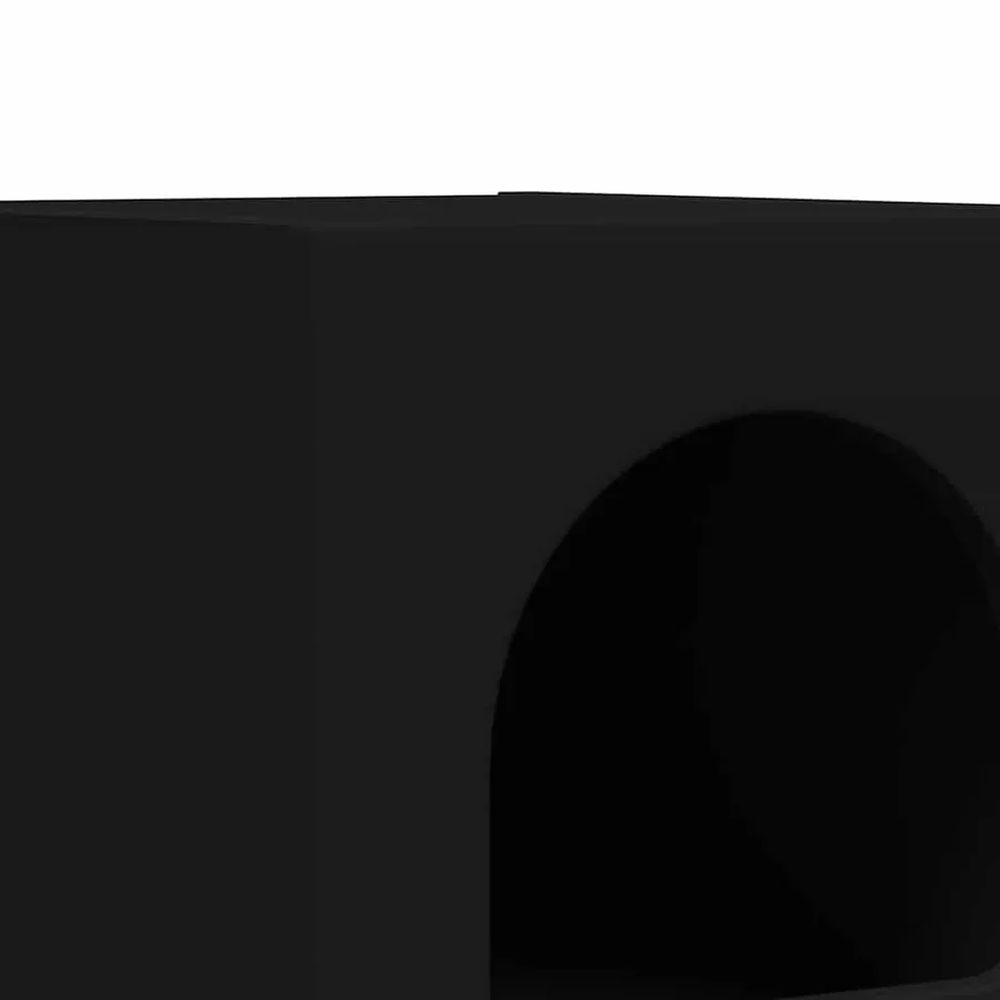 Table de chevet ELST Noir 29,5 x 33,5 x 50 cm Bois d'ingénierie - 7