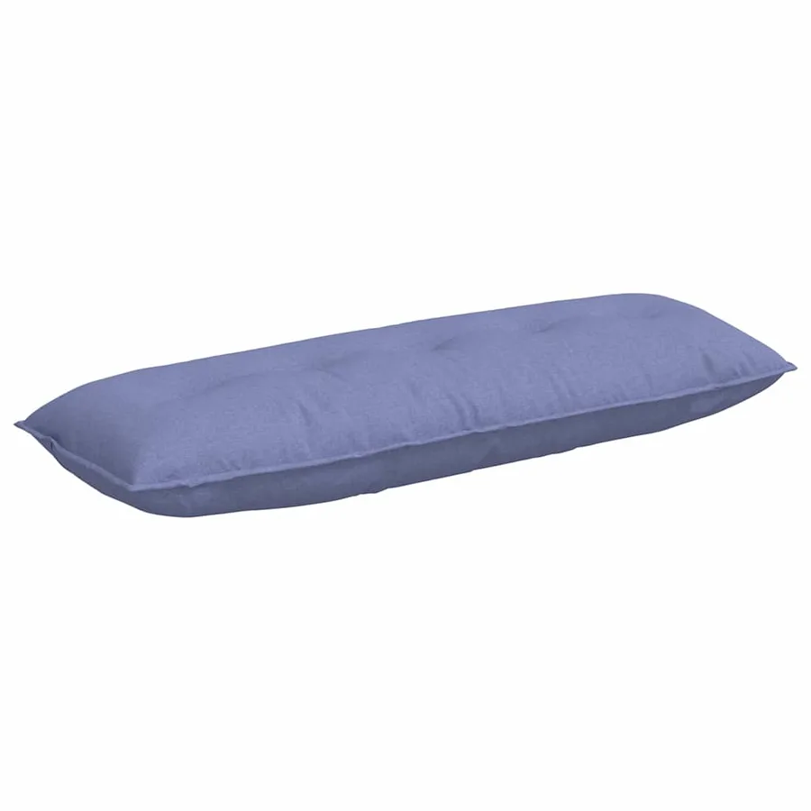 Coussin de Dos Bleu denim 140 x 19 x 50 cm tissu - 2