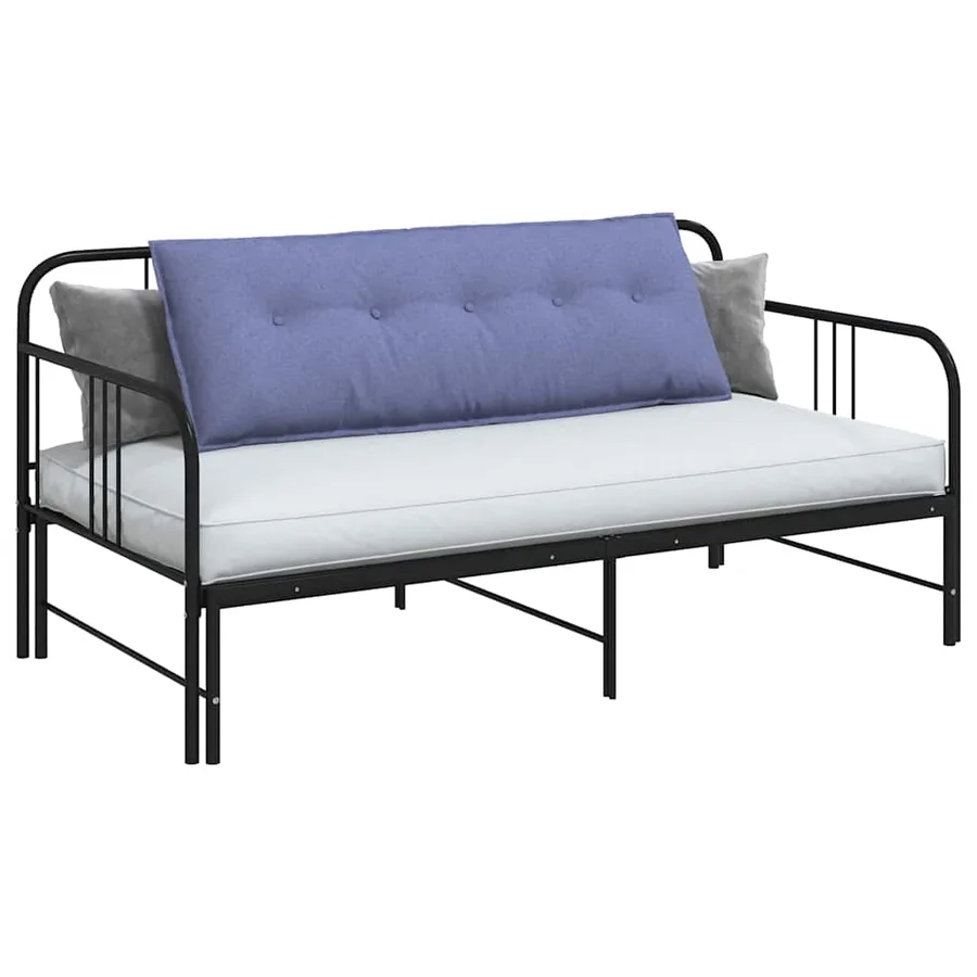 Coussin de Dos Bleu denim 140 x 19 x 50 cm tissu - 3