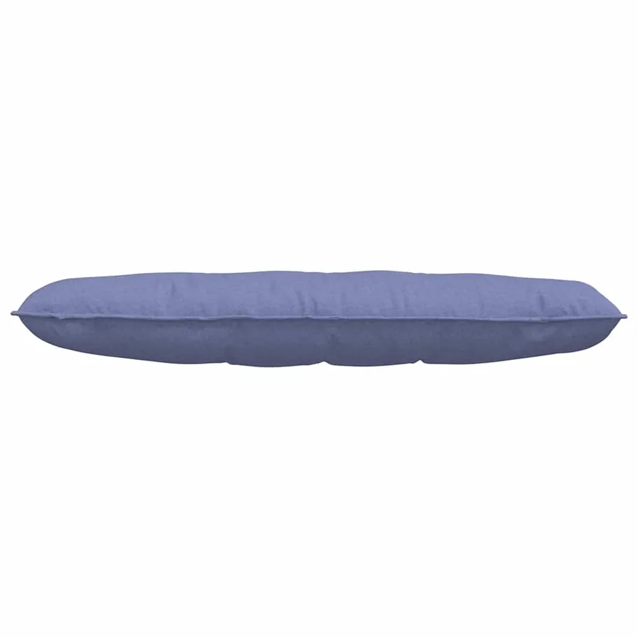 Coussin de Dos Bleu denim 140 x 19 x 50 cm tissu - 5