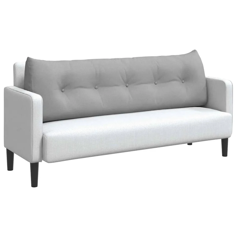Coussin de Dos Gris nuage 160 x 24 x 50 cm tissu - 3