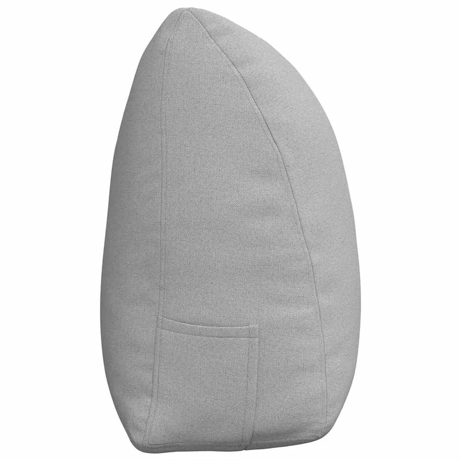 Coussin de Dos Gris nuage 160 x 24 x 50 cm tissu - 7