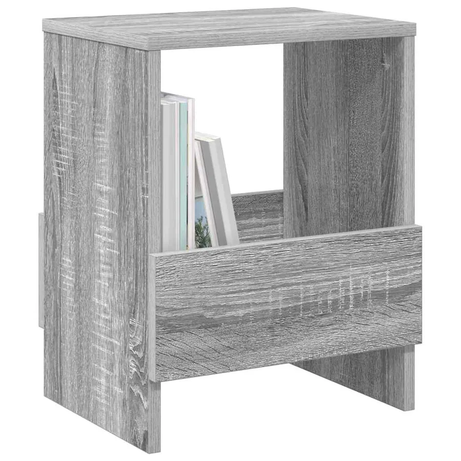 Étagère à magazines 2 pcs Gris Sonoma 35 x 30 x 45 cm - 3