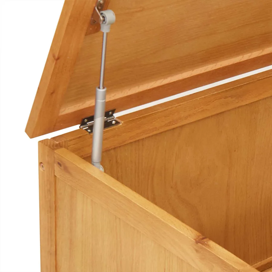 Boîte de rangement 150 x 45 x 45 cm Bois de chêne massif - 8