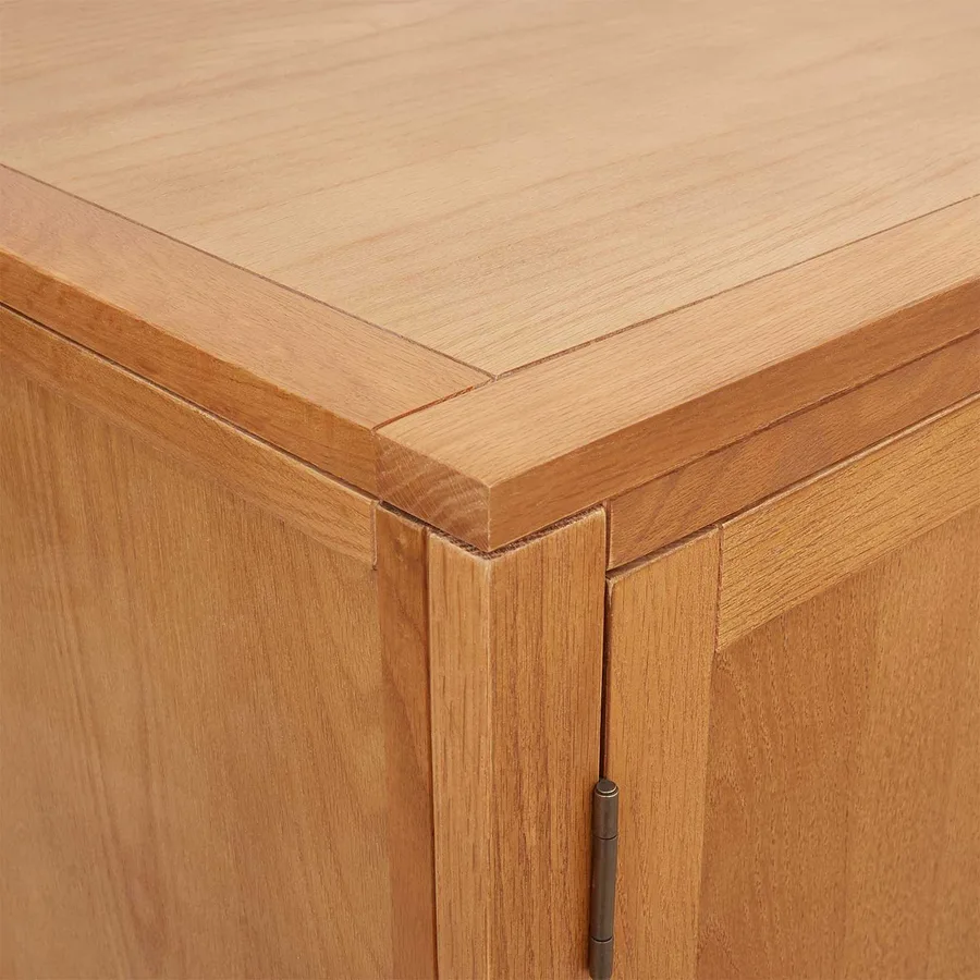 Armoire avec porte Marron 80 x 50 x 115 cm Bois de chêne massif - 7