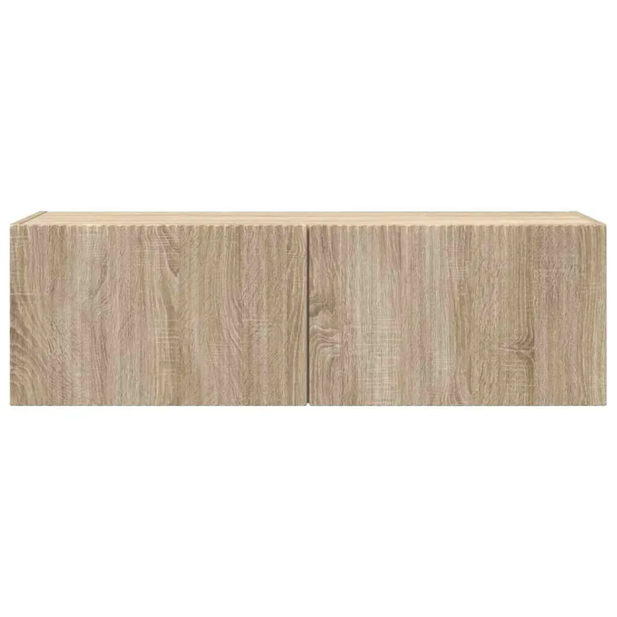 Meuble TV mural Sonoma 98 x 31 x 29,5 cm Bois d'ingénierie - 6