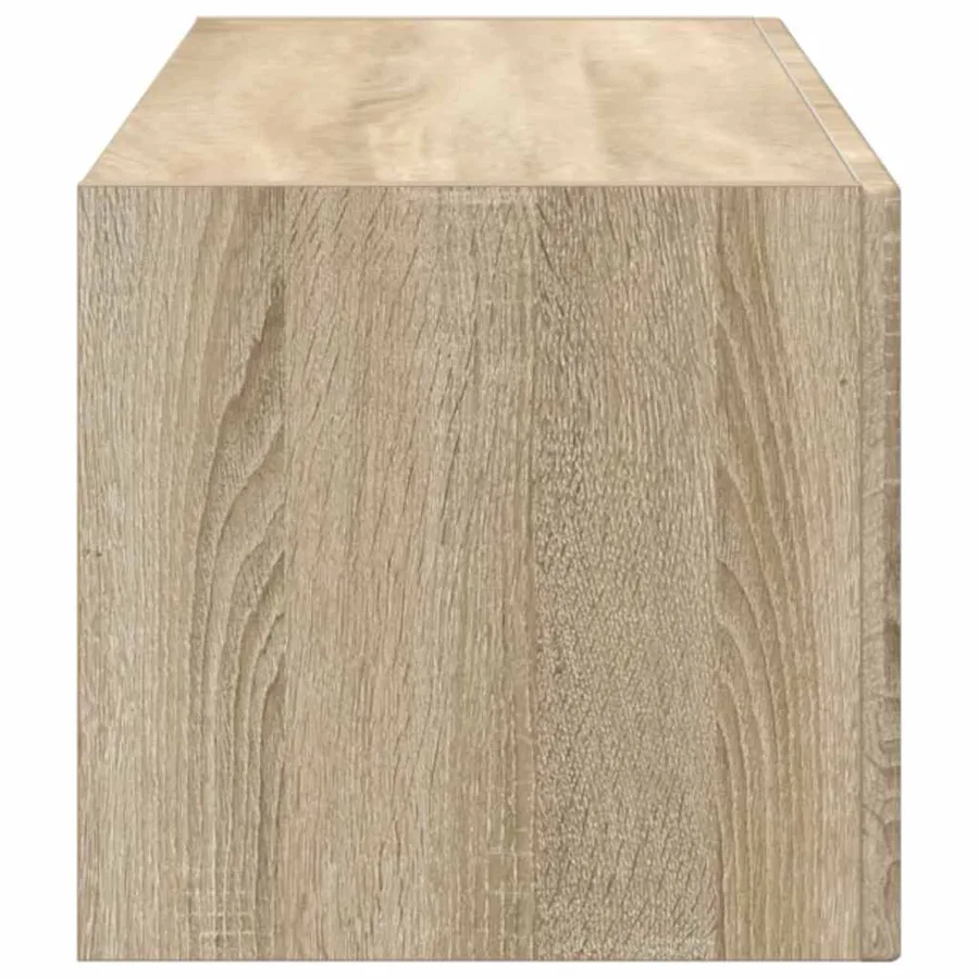 Meuble TV mural Sonoma 98 x 31 x 29,5 cm Bois d'ingénierie - 7