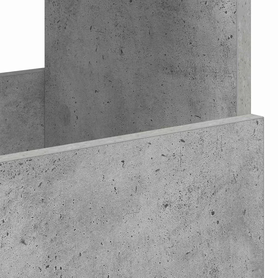 Étagère à magazines Gris béton 68,5 x 30 x 45 cm - 10