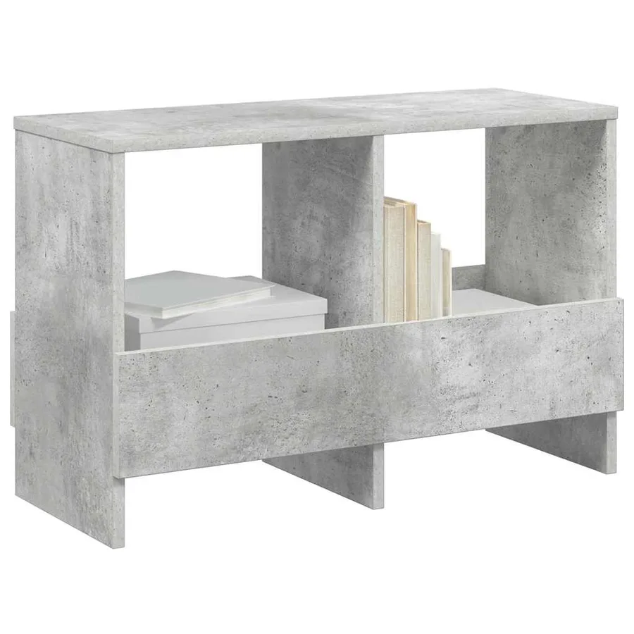 Étagère à magazines Gris béton 68,5 x 30 x 45 cm - 3