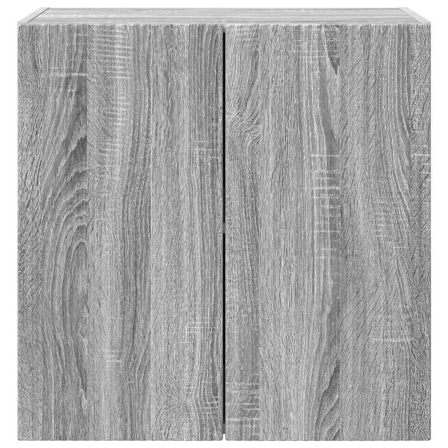 Meuble TV mural Gris Sonoma 59,5 x 31 x 60 cm Bois d'ingénierie - 6